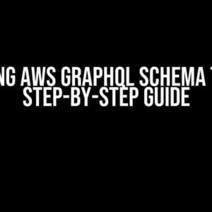 Renaming AWS GraphQL Schema Types: A Step-by-Step Guide